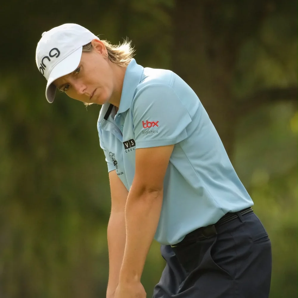 Dorota Zalewska na polu golfowym