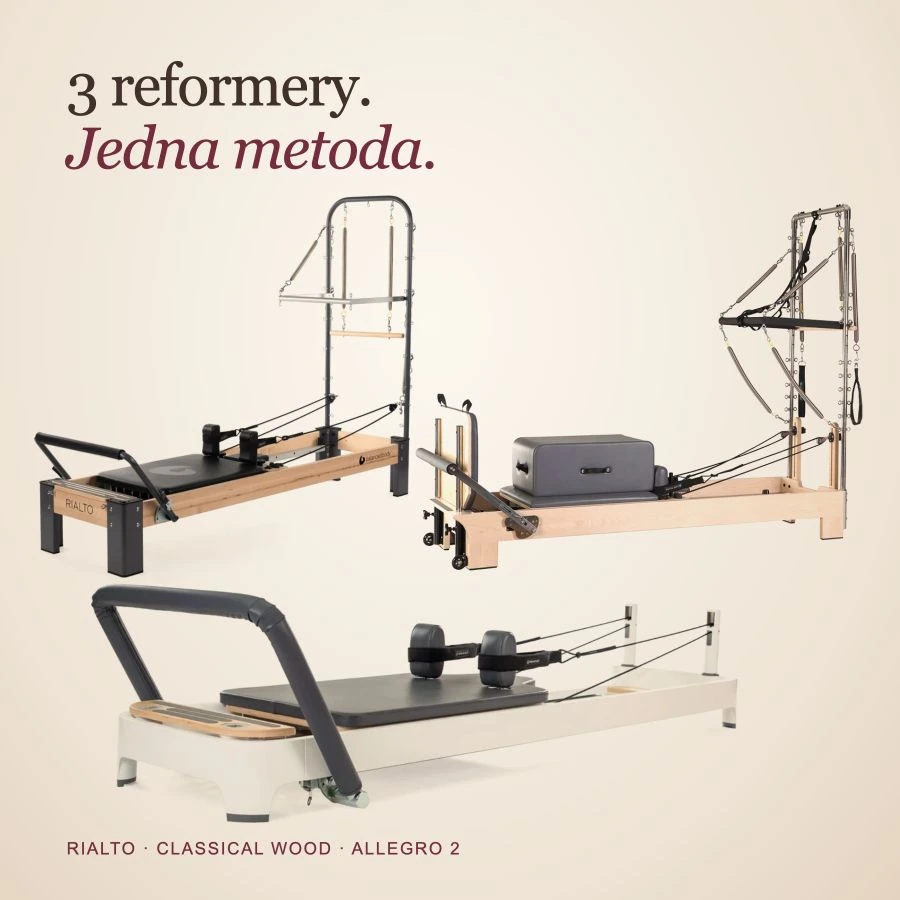 Trzy reformery, jedna metoda: Rialto z wieżą, Classical Wood z wieżą i Allegro 2